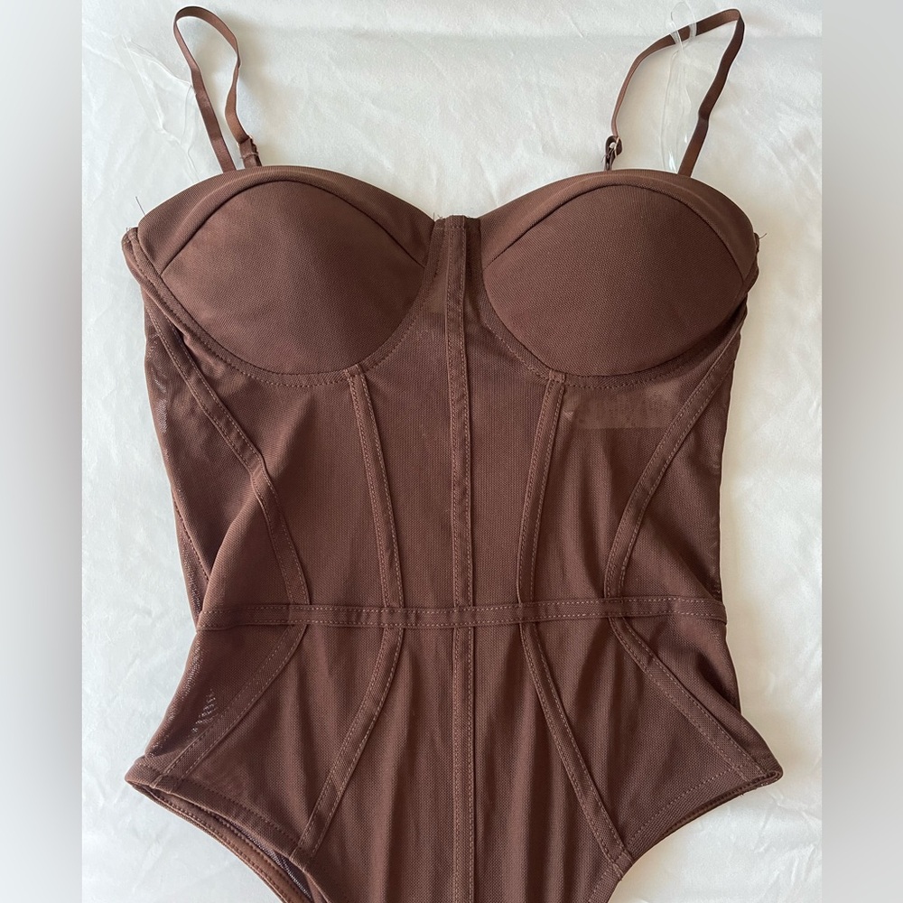 Shop Priceless Uma corset mesh bodysuit
